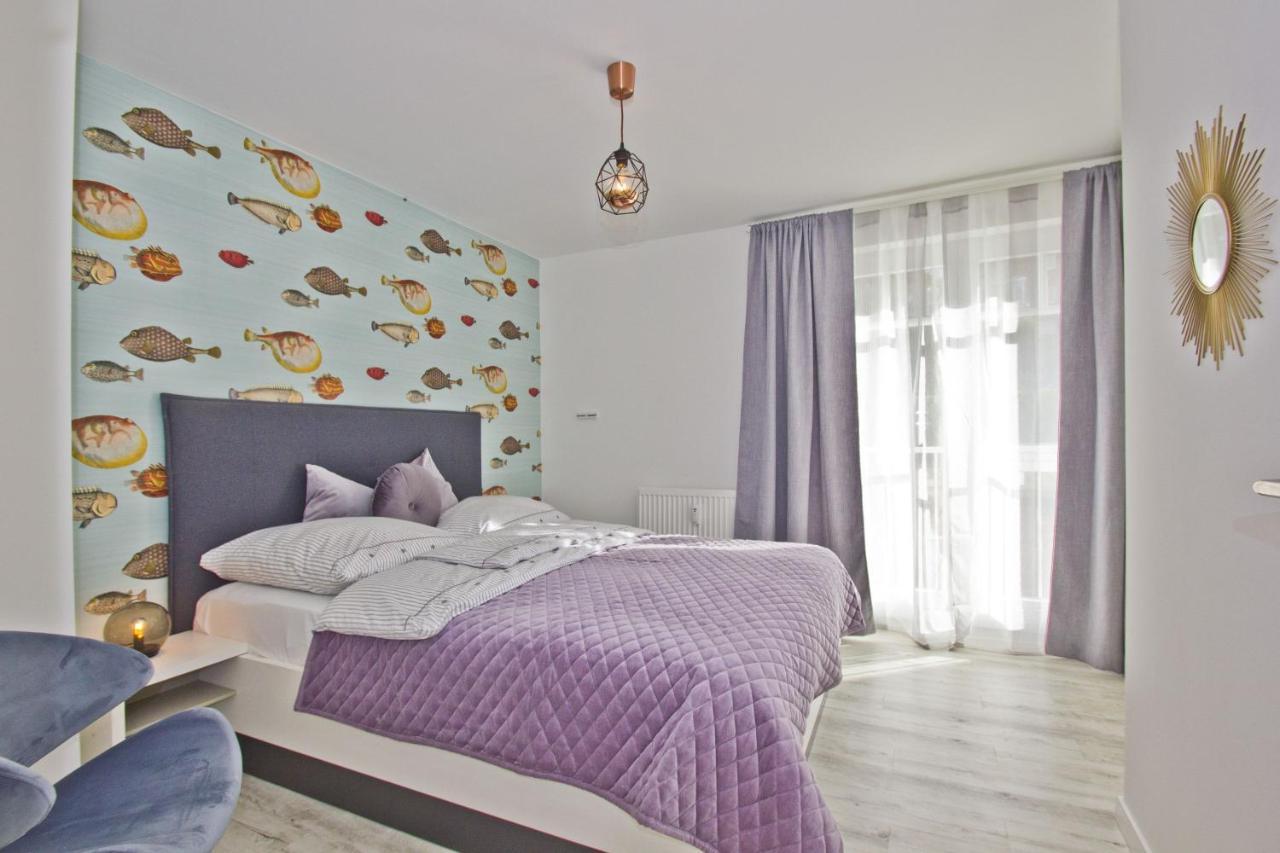 Ferienwohnung Mit Balkon Und Meerblick - Ferienresidenz Zwei Bodden Fewo 1-4 Lietzow Dış mekan fotoğraf