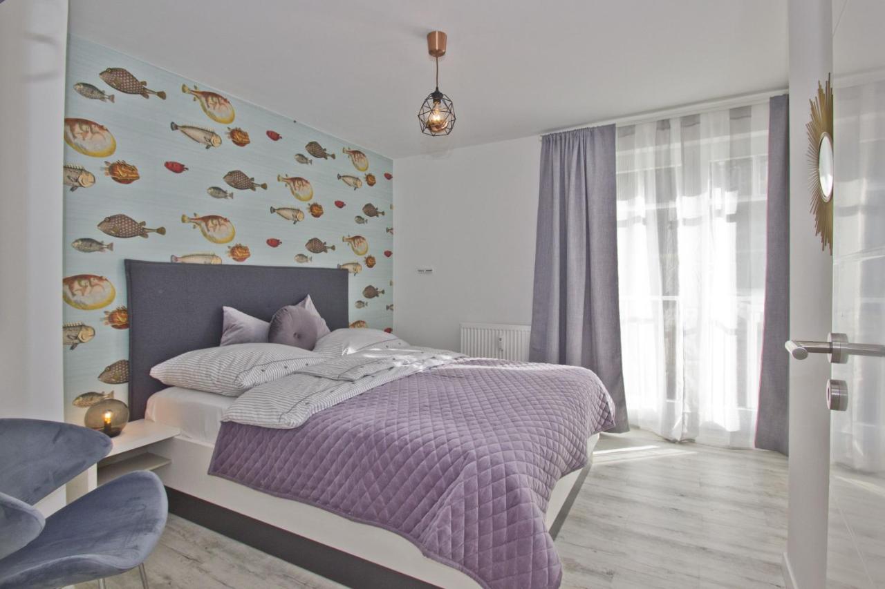 Ferienwohnung Mit Balkon Und Meerblick - Ferienresidenz Zwei Bodden Fewo 1-4 Lietzow Dış mekan fotoğraf
